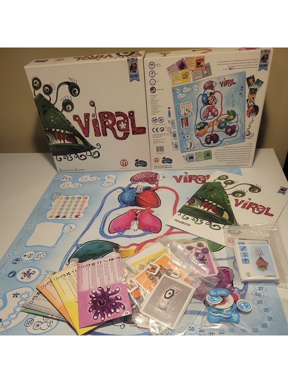 Viral Board Game - Arcane Wonders - Complete!